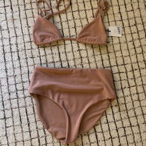 Jade Swim Taupe Bikini Set